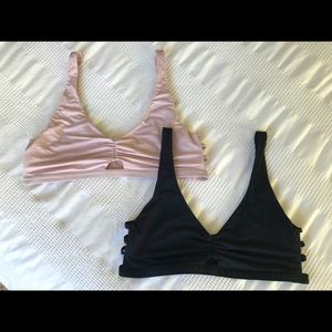 Two Lululemon Everyday bralett